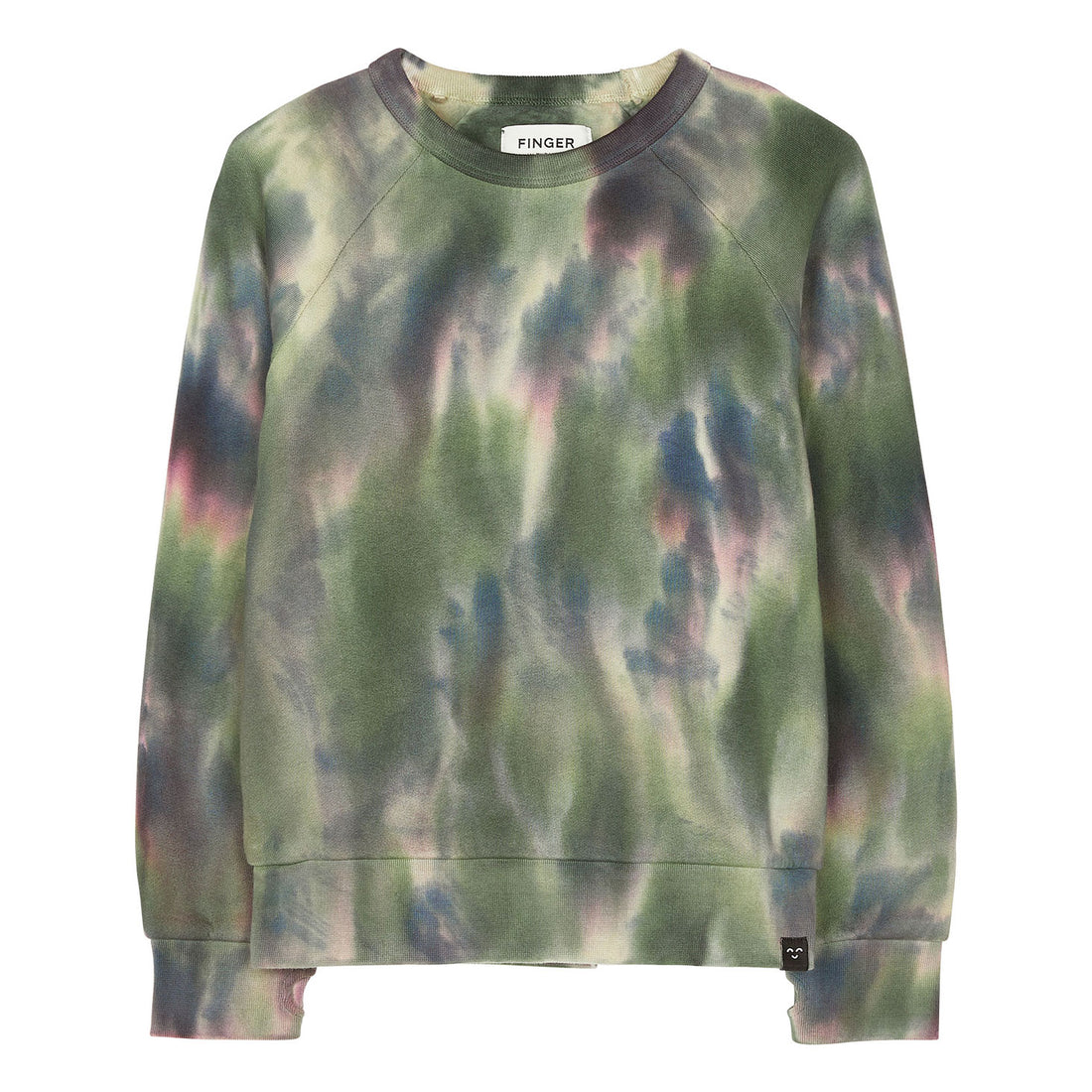 Finger in the Nose Hubert Wood Cream Tie &amp; Dye Loose Sweater