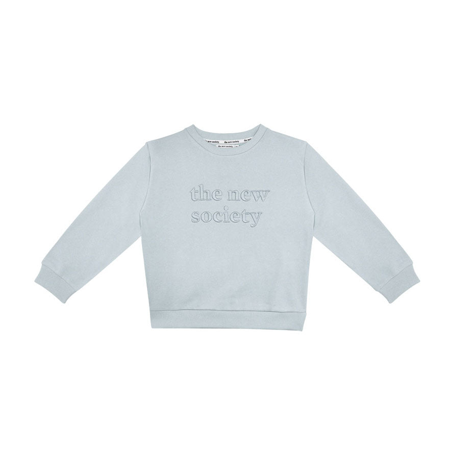The New Society  Pearl Blue Hugo Boy Sweater