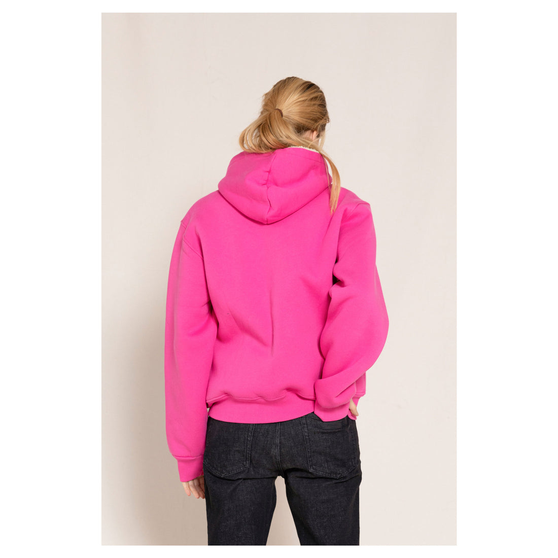 Finger in the Nose Hummer Super Pink Reversible Zipped Hoodie