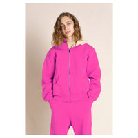 Finger in the Nose Hummer Super Pink Reversible Zipped Hoodie