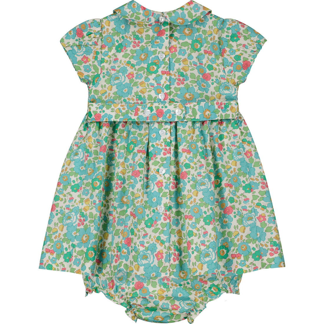 Question Everything Green Liberty Havanna Baby Dress