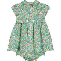 Question Everything Green Liberty Havanna Baby Dress