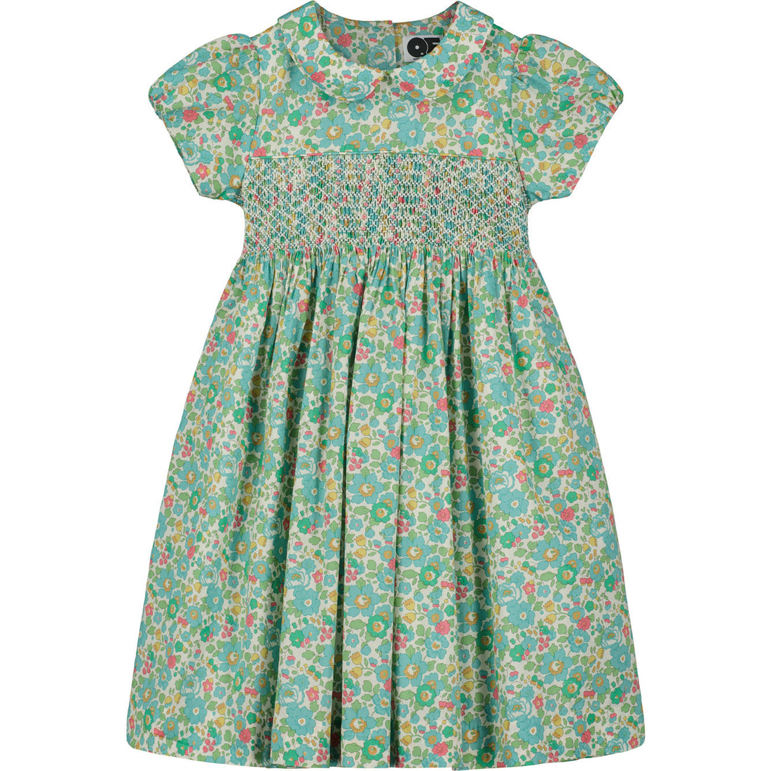 Question Everything Green Liberty Hazel Dress