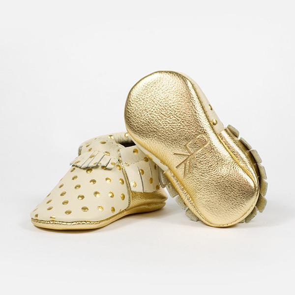 Freshly Picked Cream Heirloom Moccasins