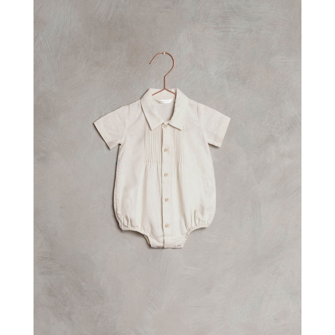 Noralee Ivory Henry Romper | Ivory