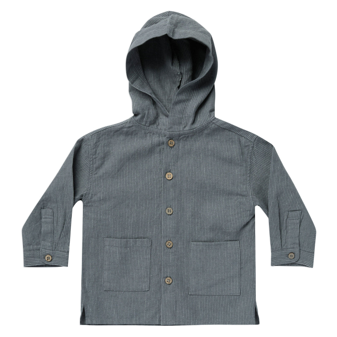 Rylee and Cru Hooded Overshirt | Sea