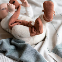 Hvid Brick Baby Booties