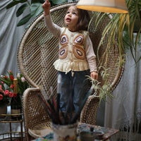 Kalinka Natural Butterfly Vest