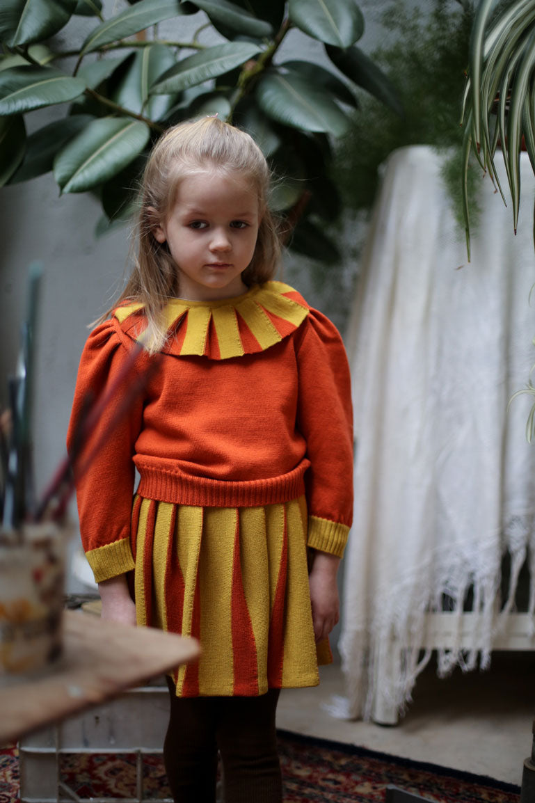 Kalinka Orange Grace Sweater
