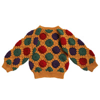 Kalinka Mimosa Flower Crochet Sweater