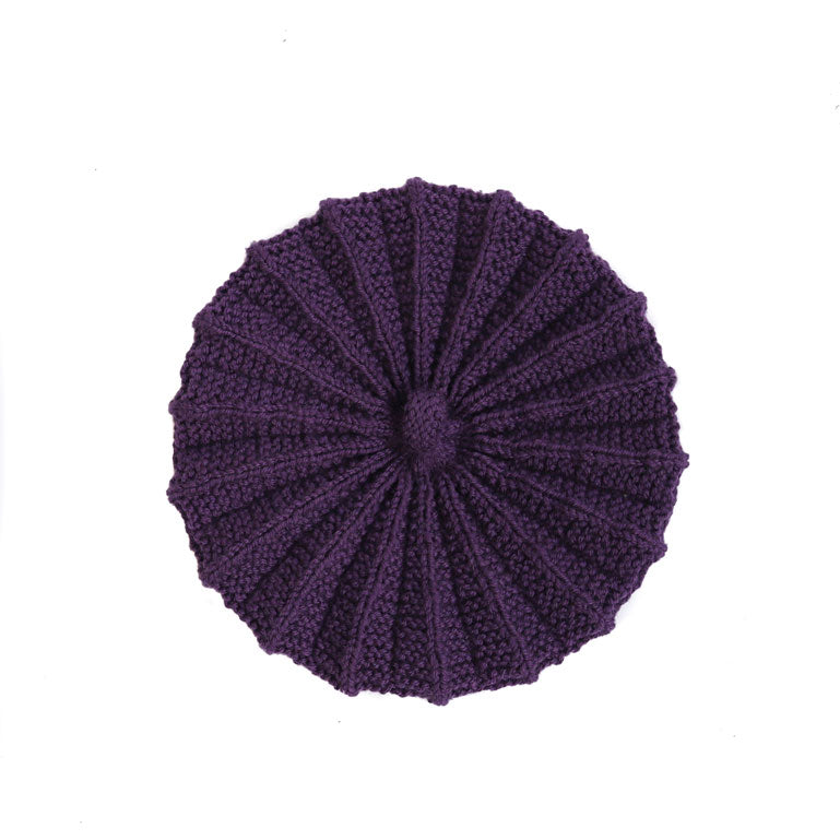 Kalinka Eggplant Luna Beret