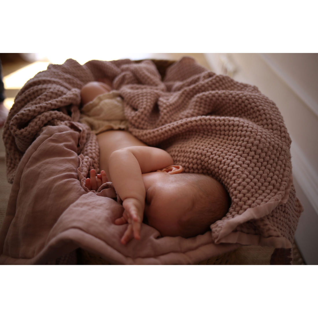 Mallino Cinnamon Waffle Blanket