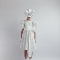 Caroline Bosmans White Tafta Skirt