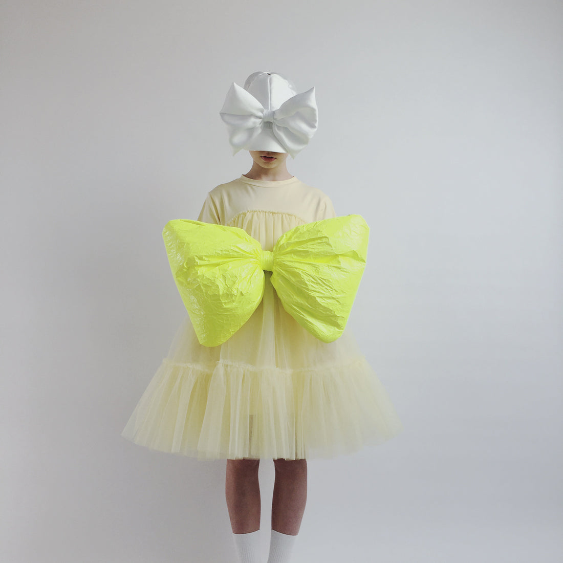 Caroline Bosmans Neon Yellow Tyvec Bag
