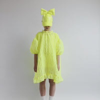 Caroline Bosmans Neon Yellow Tyvec Cap