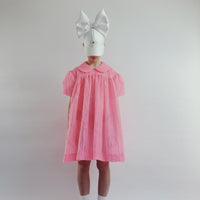 Caroline Bosmans Neon Pink Structured Dress