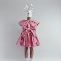 Caroline Bosmans Pink Glossy Dress