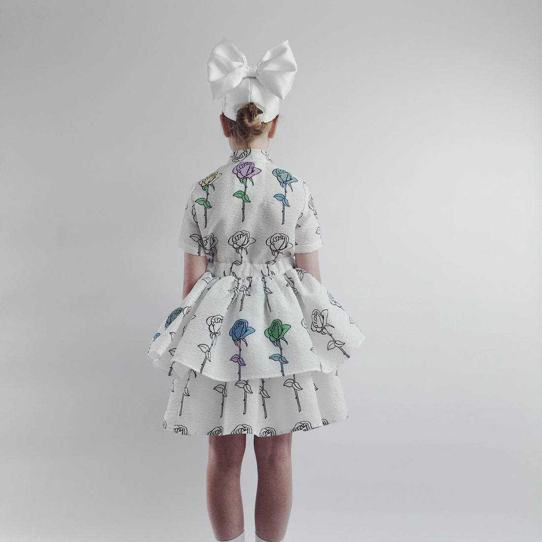 ワンピース CAROLINE BOSMANS DRESS POPPY SOFT ROSE Caroline Bosmans Rose Soft Poppy Rose Dress – Ladida