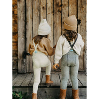 Silly Silas Granite Grey Wooly Footless Wool Tights