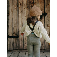 Silly Silas Granite Grey Wooly Footless Wool Tights