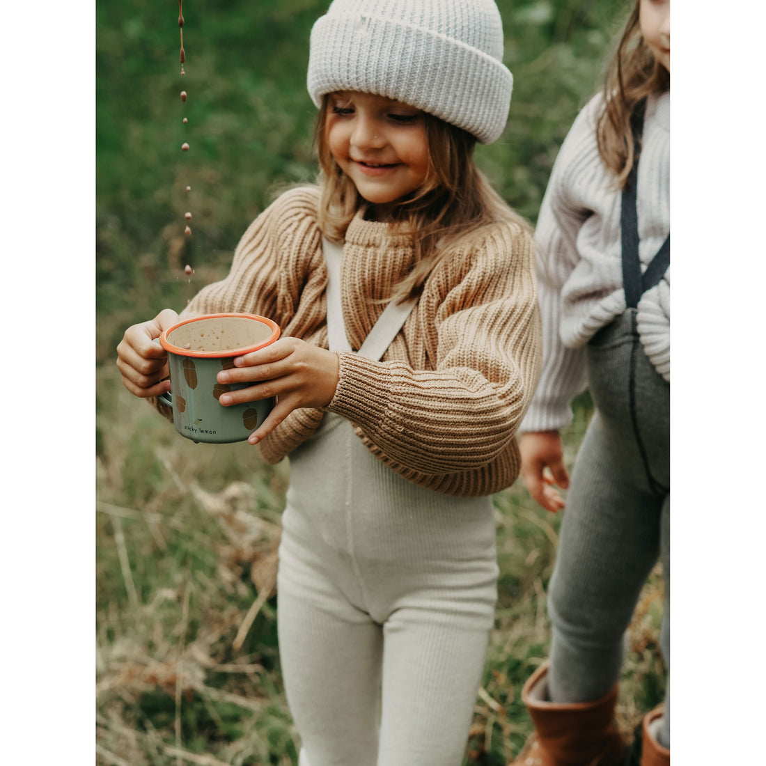 Silly Silas Cream Blend Wooly Footless Wool Tights