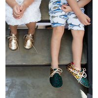 Matuschka Mia Brown + Green Leopard Zeus Shoe