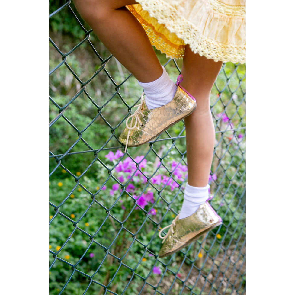 Matuschka Mia Gold Snake Zeus Shoe
