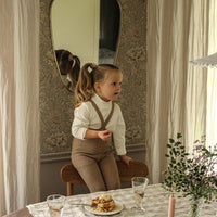 Silly Silas Peanut Blend Footed Cotton Tights