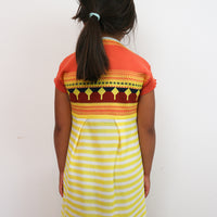 Ligne Noire Yellow Jacquard Little Dress