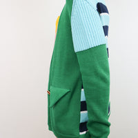 Ligne Noire Green Buttons Cardigan