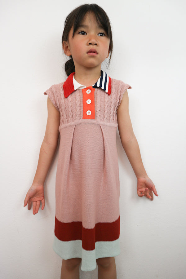 Ligne Noire Vintage Pink Little Dress