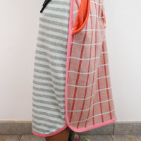 Ligne Noire Vintage Pink Madras Skirt