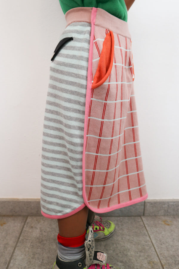 Ligne Noire Vintage Pink Madras Skirt