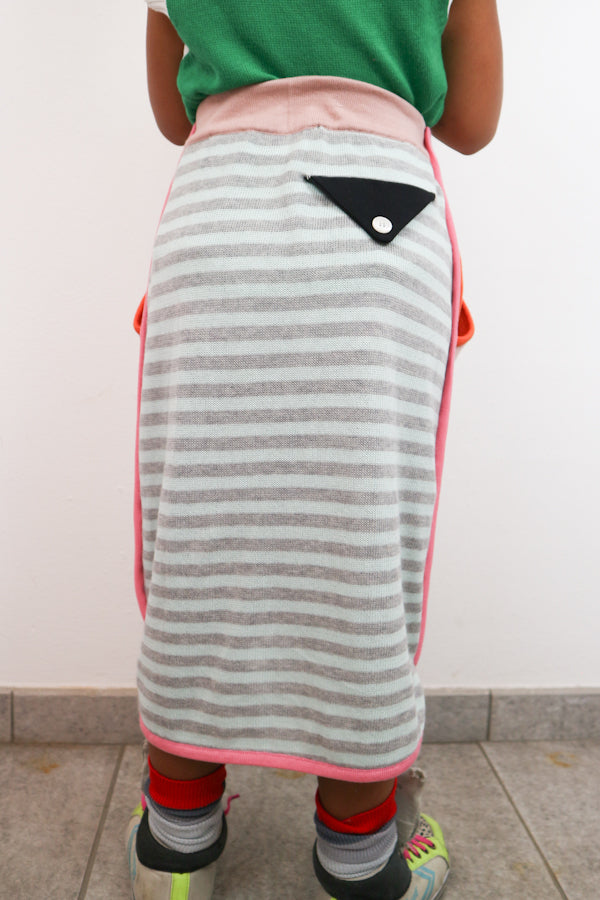 Ligne Noire Vintage Pink Madras Skirt