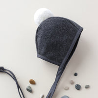 Briar Baby Cinder Pop Pom Bonnet