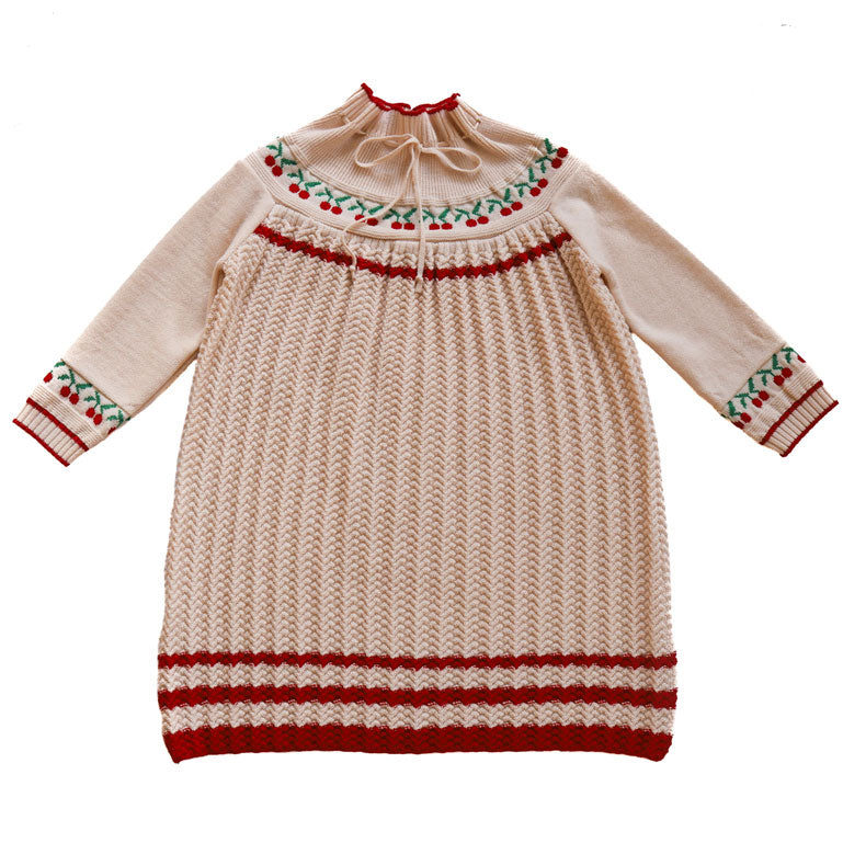 Kalinka Natural Cherry Dress