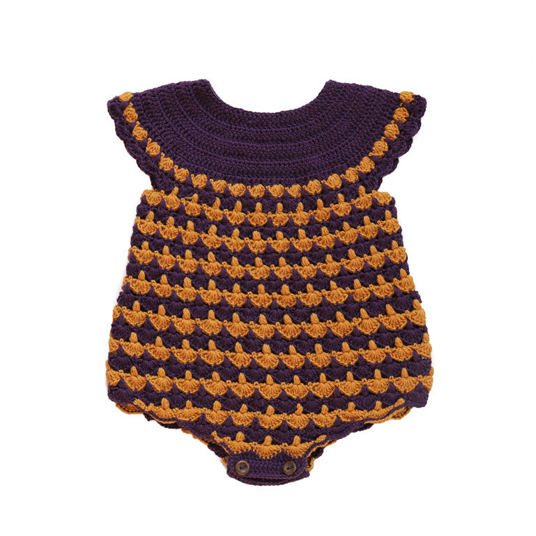 Kalinka Eggplant Marion Romper