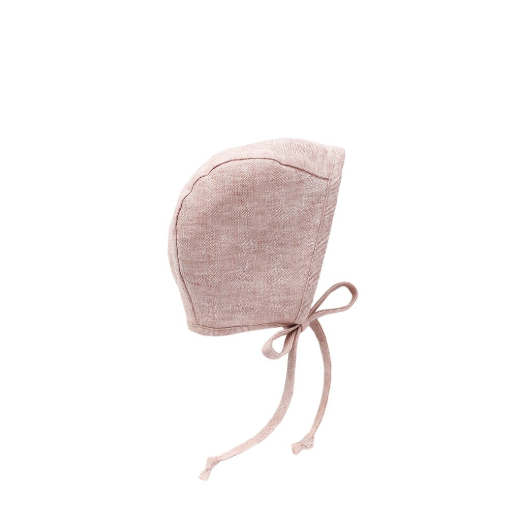 Briar Baby Blush Linen Bonnet