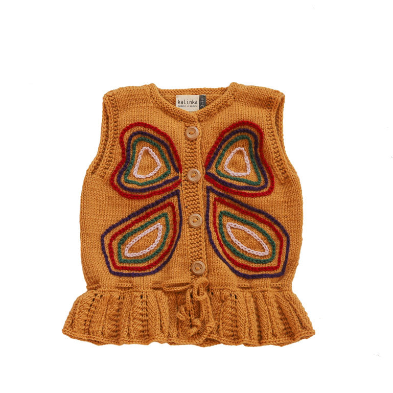 Kalinka Mimosa Butterfly Vest