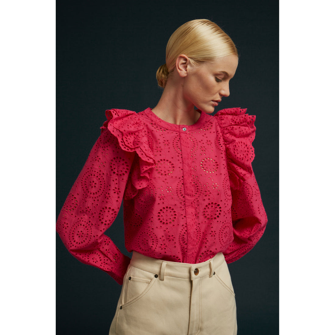 Soeur Rose Eyelet Inesa Blouse