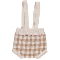 Bebe Organic Camel Ian Romper Bloomers