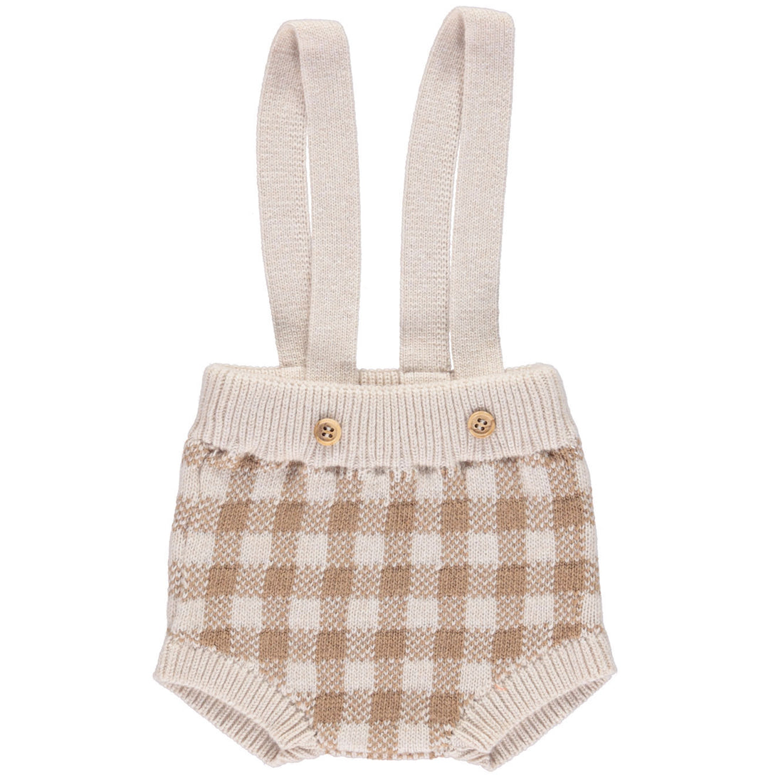 Bebe Organic Camel Ian Romper Bloomers