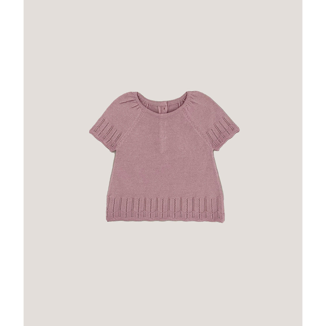 Elodiee Dusty Rose Ida Baby Sweater