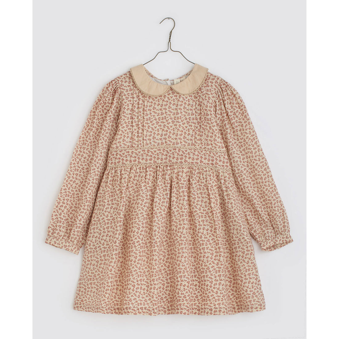 Little Cotton Clothes Copper Porcelain Floral Linen Isadora Dress