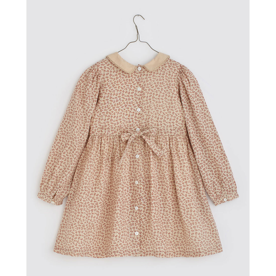 Little Cotton Clothes Copper Porcelain Floral Linen Isadora Dress