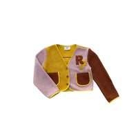 Rasberry Plum Multi Colour Malerie Cardigan