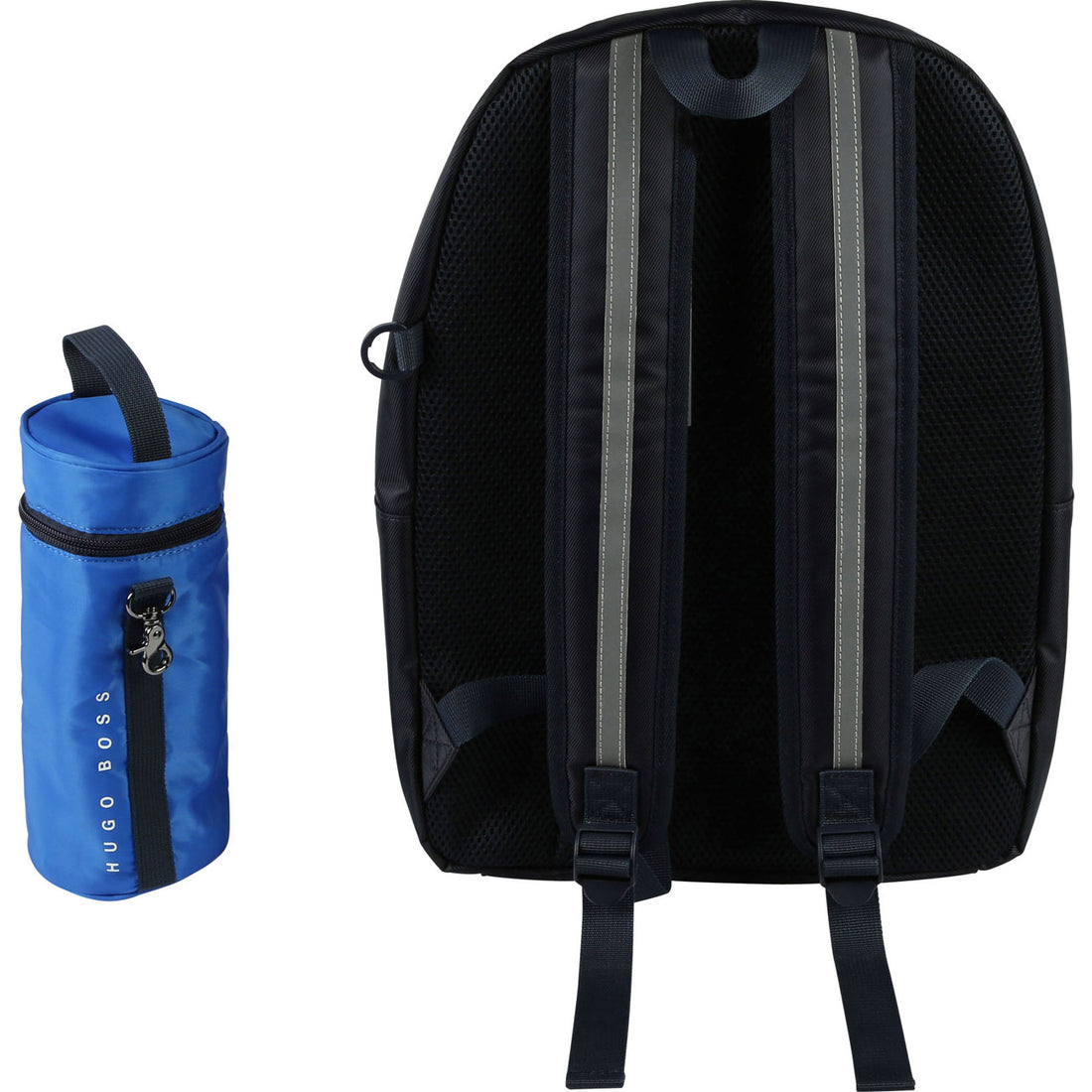 BOSS Navy Backpack and Bottle Holder