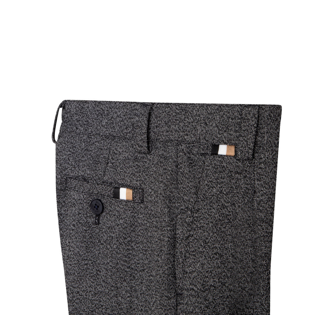 Hugo Boss Grey Marl Medium Trousers