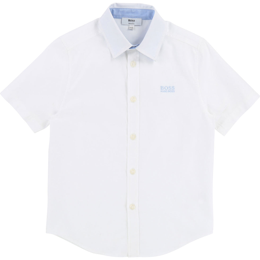 BOSS Hugo Boss White Classic Short Sleeve Shirt
