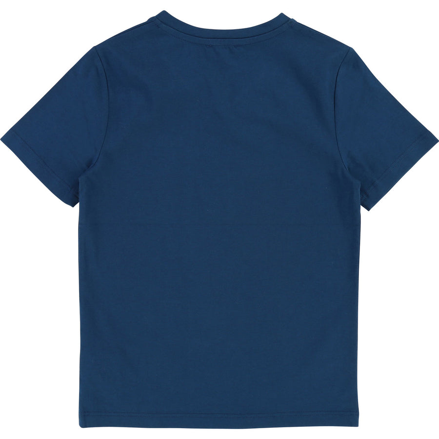 BOSS Hugo Boss Blue V-neck Tee